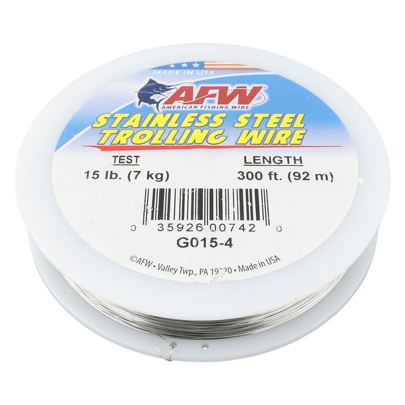 American Fishing Wire Stainless Steel Single Strand Trolling Wire