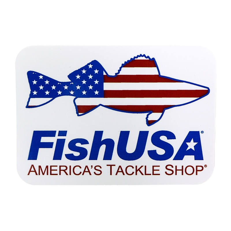 FishUSA Walleye Stars & Stripes Decal