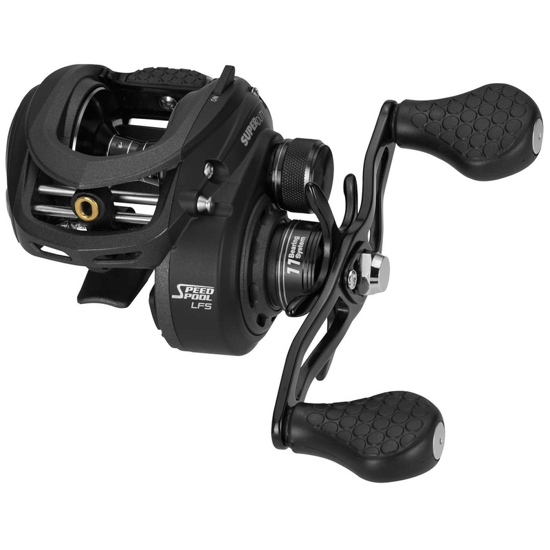 Lew’s Super-Duty LFS Low-Profile Casting Reel with Flipping Switch