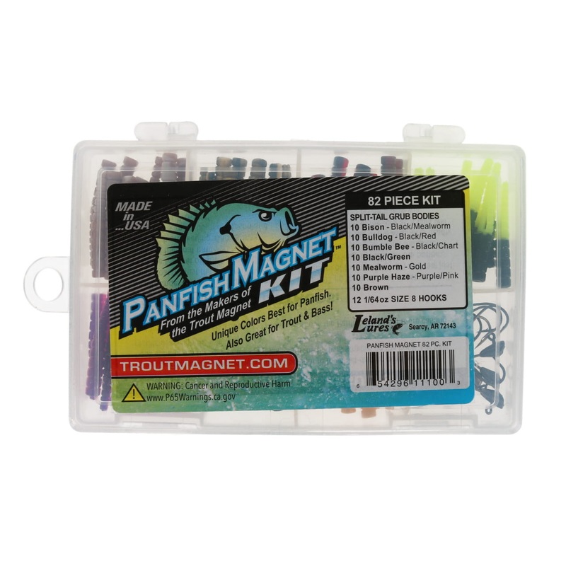 Leland’s Lures Panfish Magnet 82 Piece Kit