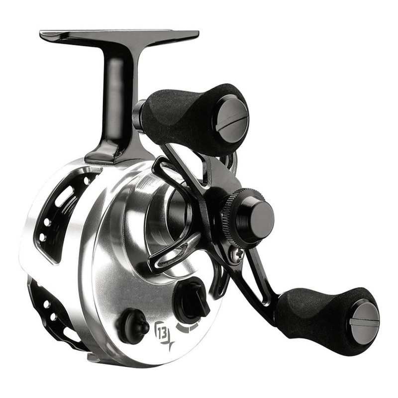 13 Fishing Black Betty 6061 Inline Ice Reel