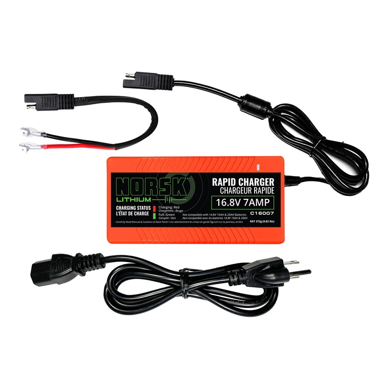Norsk 16.8V 7A NMC Rapid Charger With Quick Connect