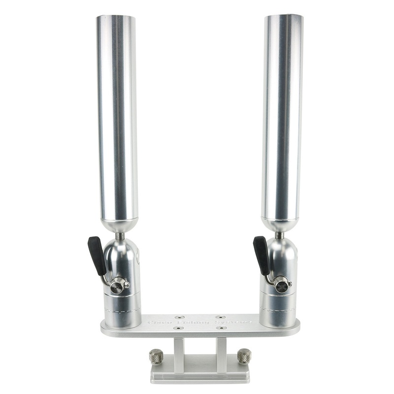 Cisco Double Tube Rod Holder on Track Mount