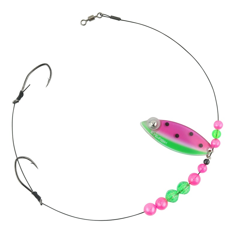 Eye-Fish Premium Single Willow Blade Worm Harness