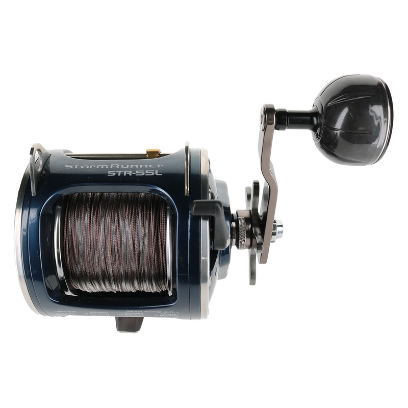 Okuma StormRunner Pre-spooled Weighted Steel Levelwind Reel