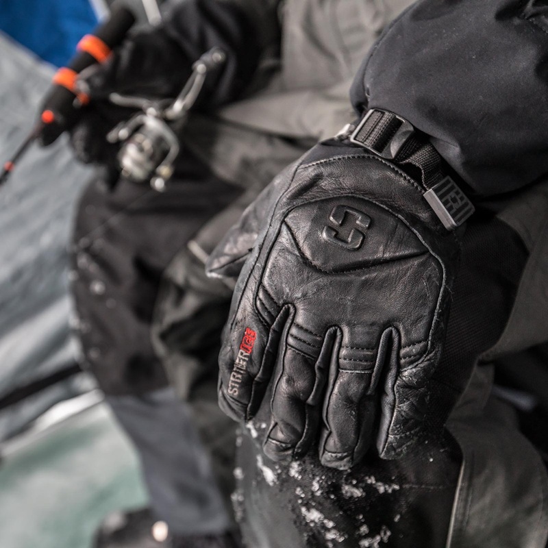 Striker Ice Men’s Combat Leather Gloves