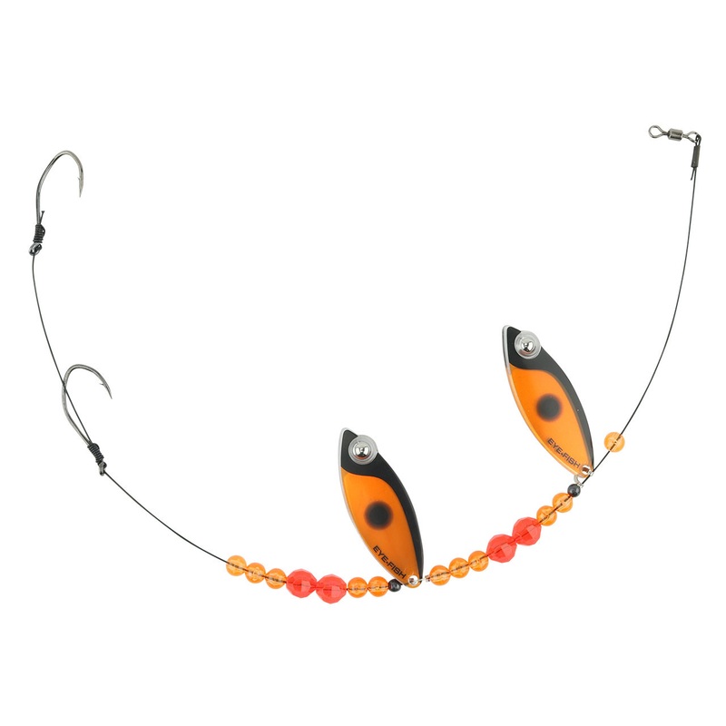 Eye-Fish Premium Double Willow Blade Worm Harness