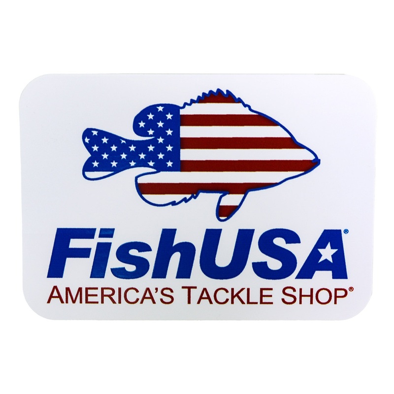 FishUSA Crappie Stars & Stripes Decal