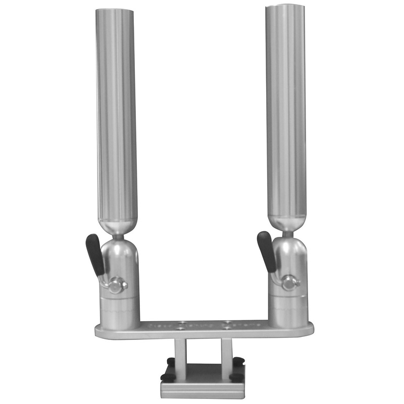 Cisco Double Tube Rod Holder on Thumbscrew Mount