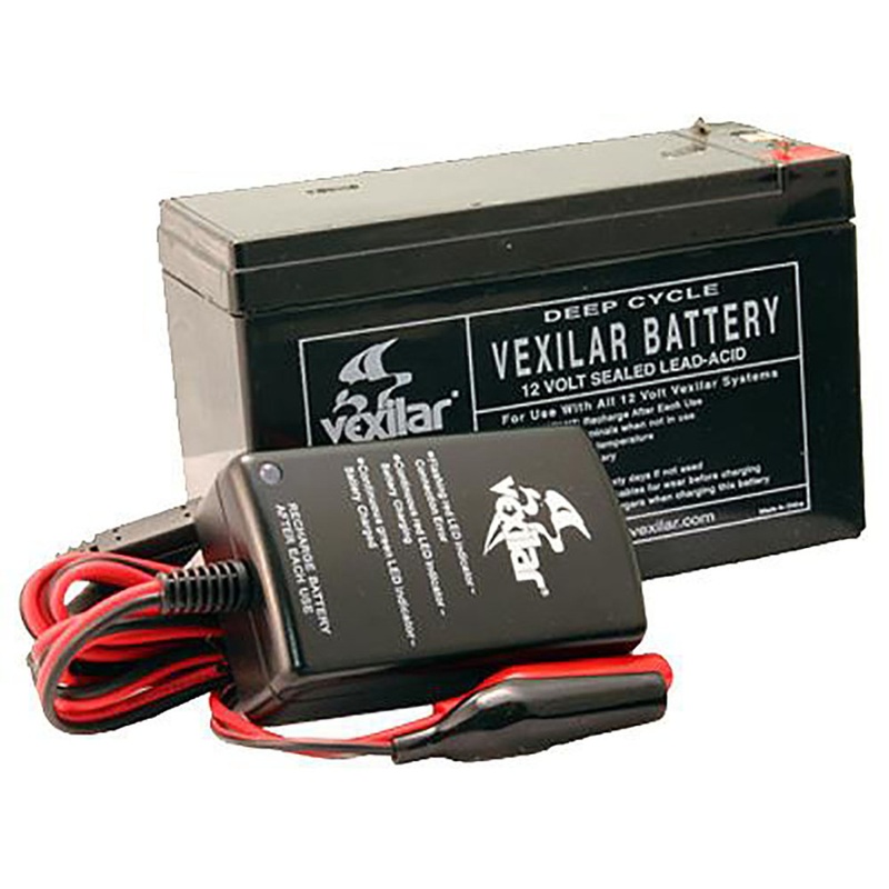 Vexilar 12v 9Ah High Performance Battery & Charger Set