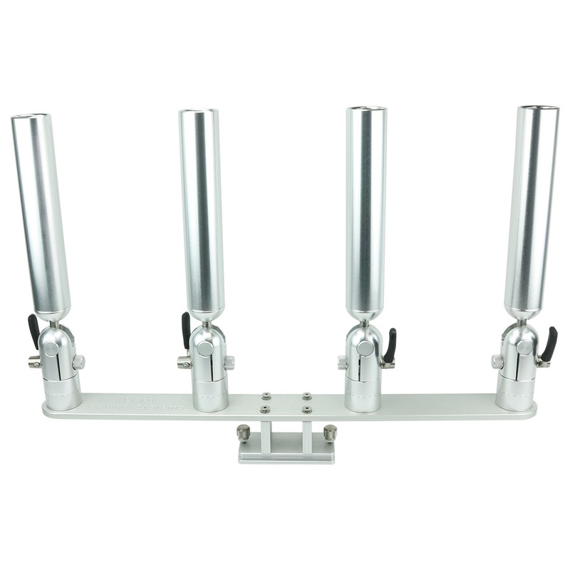 Cisco Quad Tube Rod Holder on Track Mount