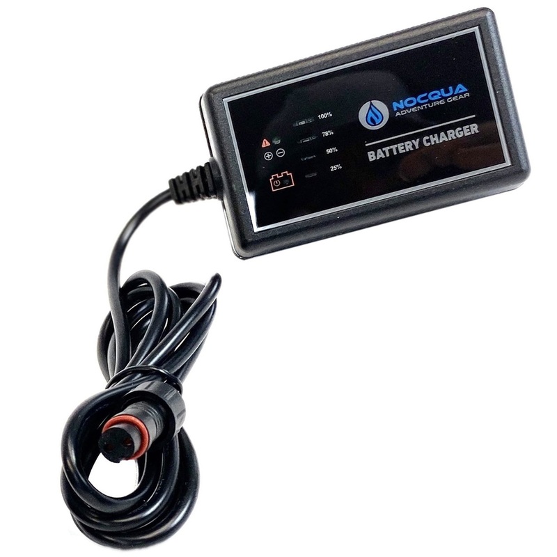 NOCQUA 2A Battery Charger with LED Indicator