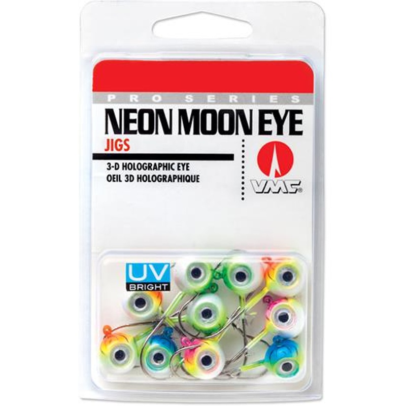 VMC UV Neon Moon Eye Jig Kit