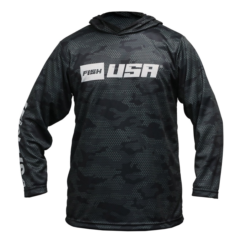 FishUSA Carbon Hooded Performance Shirt