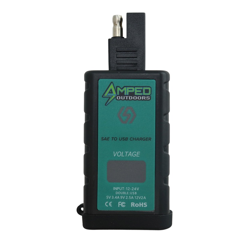 Amped Outdoors External Battery USB Power