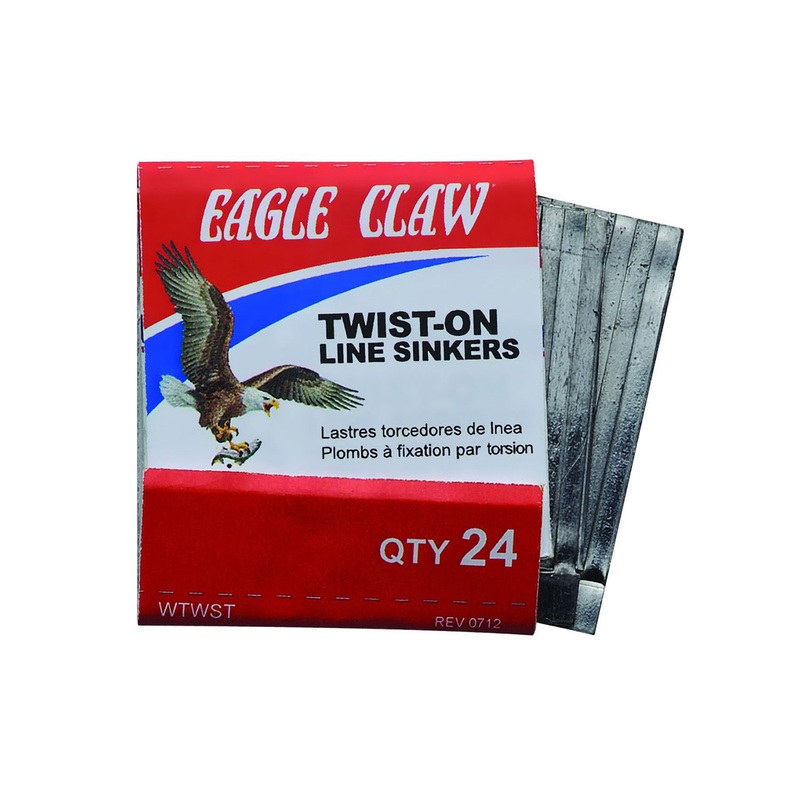 Eagle Claw Twist-On Line Sinkers